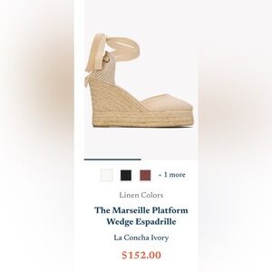 Soludos Marseille platform Wedge Espadrilles - New
